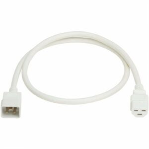 PWR CRD C20 TO C21 20A 3FT WHT