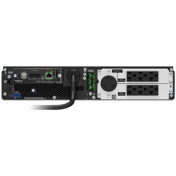 APC Smart-UPS On-Line, 2200VA, Rackmount 2U, 120V, 6x 5-20R+1x L5-20R NEMA outlets, Network Card, Extended runtime, W/ rail kit - Image 2