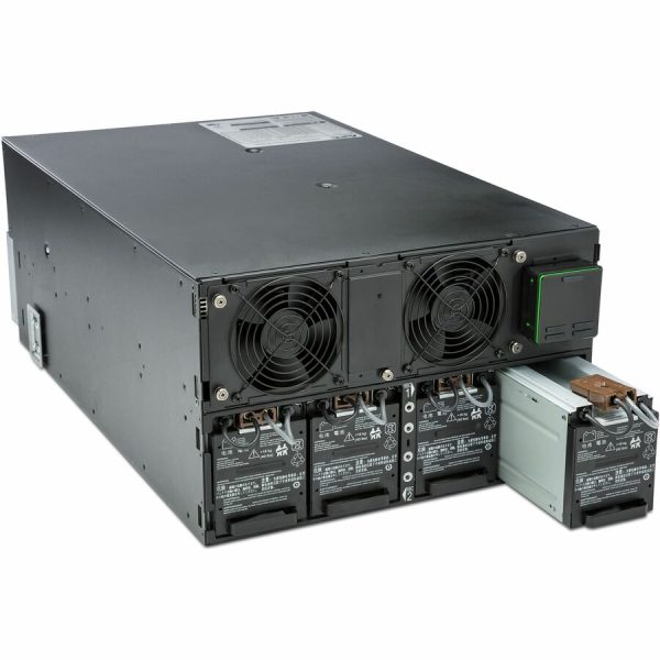 APC Smart-UPS On-Line, 8kVA/8kW, Rackmount 6U, 208V, 4x L6-20R+2x L6-30R NEMA outlets, Network Card+SmartSlot, Extended runtime, W/ rail kit - Image 3