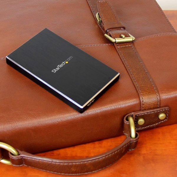 StarTech.com 2.5" External Hard Drive Enclosure - Supports UASP - Aluminum - USB 3.1 Enclosure - SSD/HDD Enclosure - Image 4