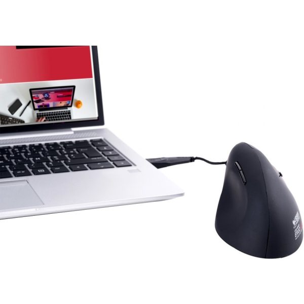 Urban Factory ERGO: Ergonomic Vertical Wired Mouse For The Right-Handed - Image 5
