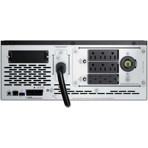 [TAA] APC Smart-UPS X, Line Interactive, 3kVA, Rack/tower 4U, 100V-127V, 6x 5-15R+3x 5-20R+1x L5-30R NEMA, SmartSlot, Extended runtime, Short depth, TAA - Image 2