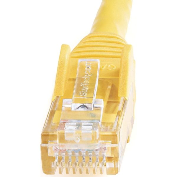 StarTech.com 4ft CAT6 Ethernet Cable - Yellow Snagless Gigabit - 100W PoE UTP 650MHz Category 6 Patch Cord UL Certified Wiring/TIA - Image 2