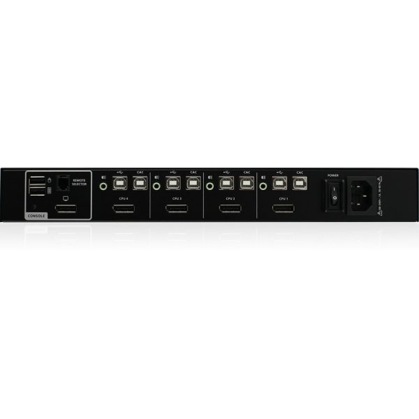 IOGEAR 4-Port Single View DisplayPort KVM Switch w/Audio and CAC support - Image 2