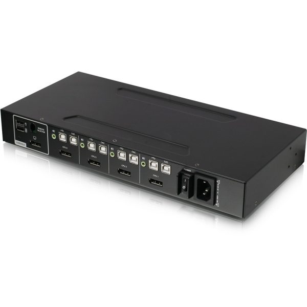 IOGEAR 4-Port Single View DisplayPort KVM Switch w/Audio and CAC support - Image 3