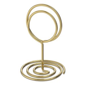 10 Pack Table Number Holders for Wedding Gold Place Card Holder Table Sign Holders Picture Photo Holders for Tables Mini Table Number Stands Gold Small Gold Table Number Holders Clip Stand