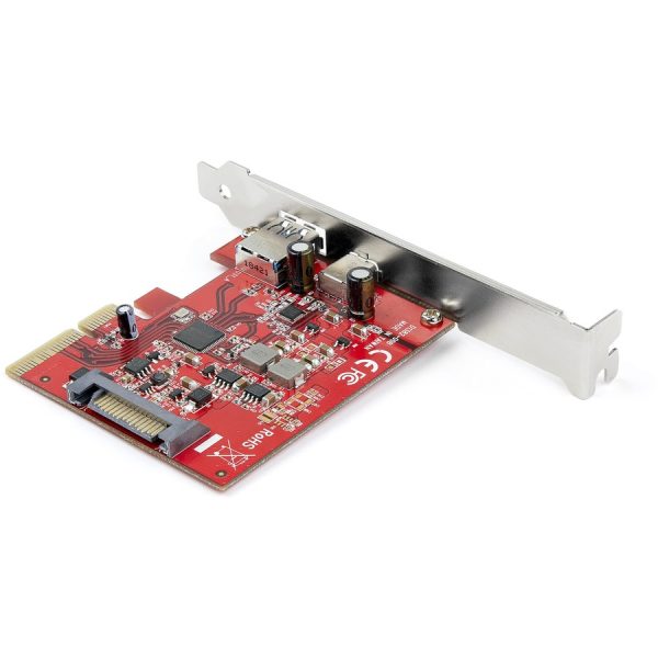 StarTech.com 2-Port 10Gbps USB-A & USB-C PCIe Card Adapter - USB 3.2 Gen 2 PCI Express Expansion Add-On Card - Windows, macOS, Linux - Image 2