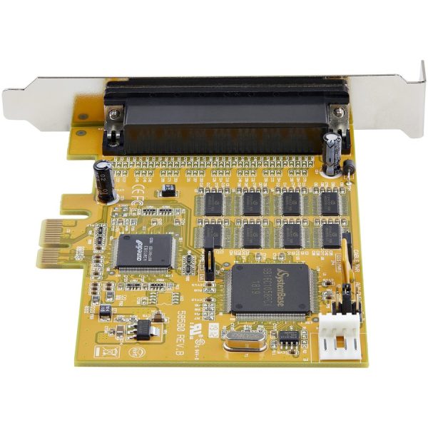 StarTech.com 8-Port PCI Express RS232 Serial Adapter Card, PCIe to DB9 RS232 Controller Card, 16C1050 UART, 15kV ESD, Windows Only, TAA - Image 3