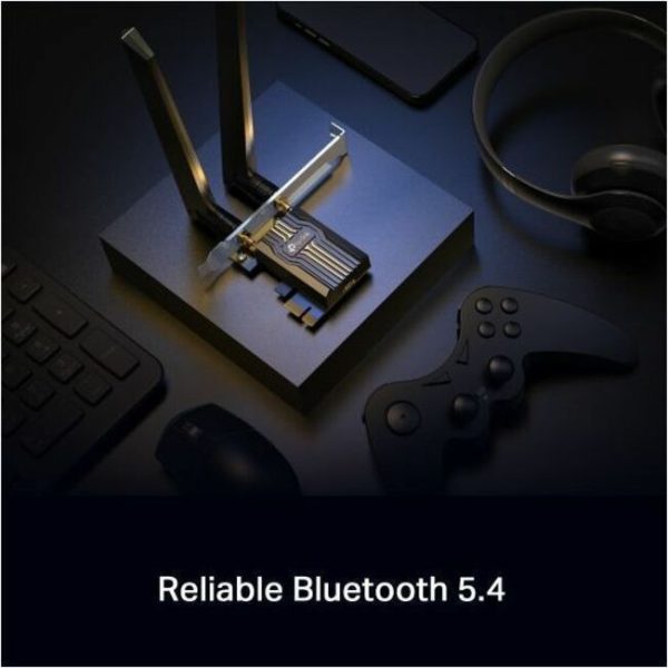 TP-Link Archer TBE400E IEEE 802.11a/b/g/n/ac/ax/be Bluetooth 5.4 Tri Band Wi-Fi/Bluetooth Combo Adapter for Computer - Image 4