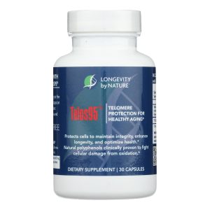 Longevity By Nature - Telos95 Telomere Hlth Sup - 1 Each -30 CAP