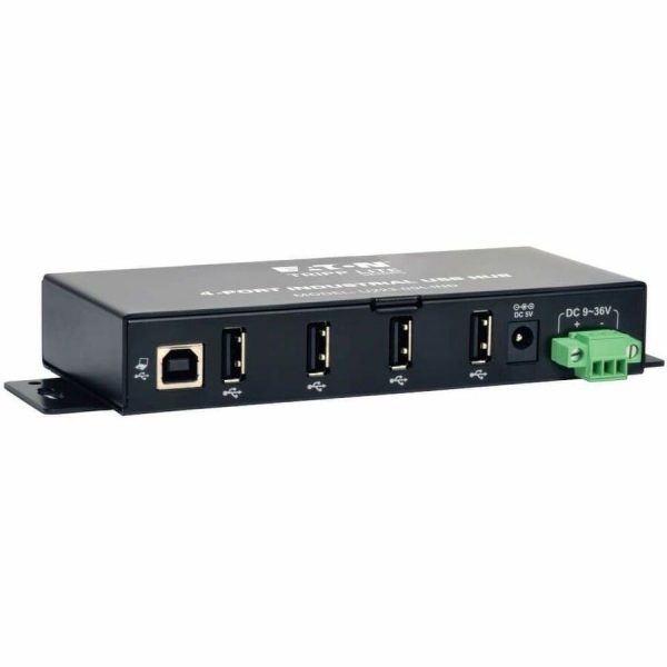Eaton Tripp Lite Series 4-Port Industrial-Grade USB 2.0 Hub - 15 kV ESD Immunity, Metal Housing, Mountable - Image 4