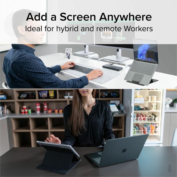 Plugable Drawing Tablet Stand Folio, Portable Foldable Laptop Stand with 4 Adjustable Angles - Image 3