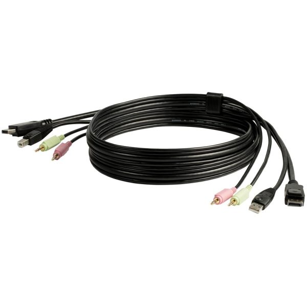 StarTech.com 6 ft 4-in-1 USB DisplayPort KVM Switch Cable - Image 8