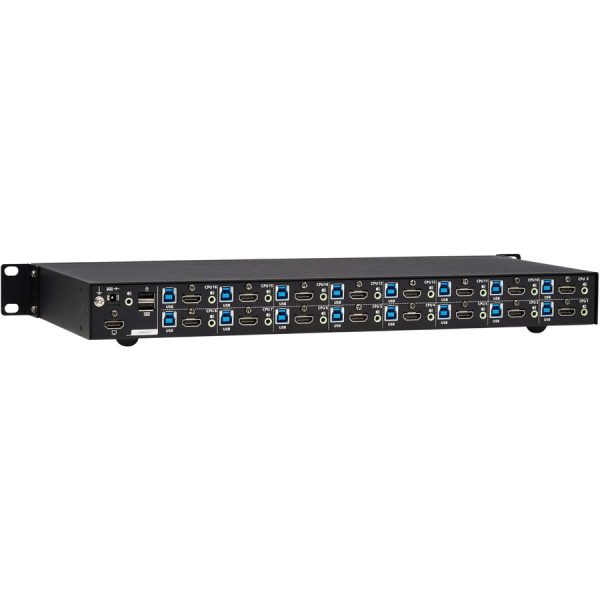 Eaton Tripp Lite Series 16-Port 4K HDMI/USB KVM Switch - 4K 60 Hz Video/Audio, USB Peripheral Sharing, 1U Rack-Mount, TAA - Image 2