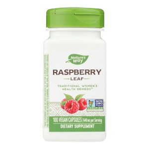 Nature's Way - Red Raspberry Leaves - 100 Capsules