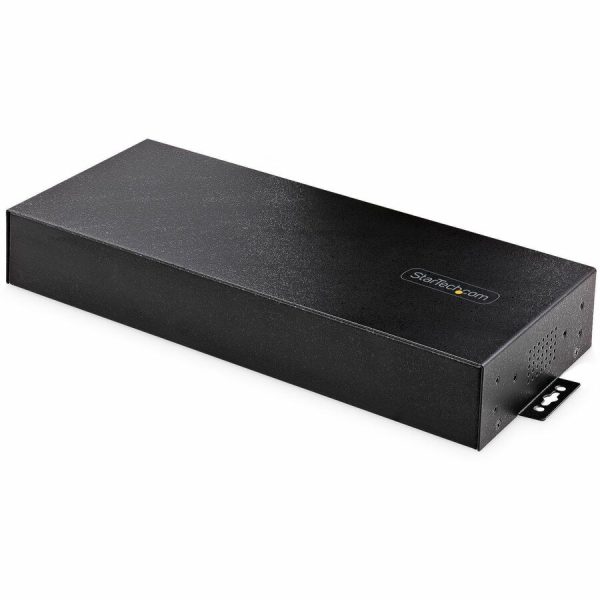 StarTech.com 16-Port Industrial USB 5Gbps Hub with Power Adapter, Mountable, Terminal Block Power, USB Charging, Dual-Host Hub/Switch - Image 2