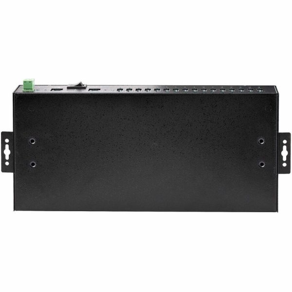 StarTech.com 16-Port Industrial USB 5Gbps Hub with Power Adapter, Mountable, Terminal Block Power, USB Charging, Dual-Host Hub/Switch - Image 5