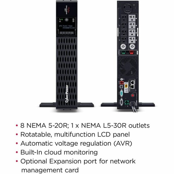 CyberPower PR3000RTXL2UC Smart App Sinewave UPS Systems - Image 2