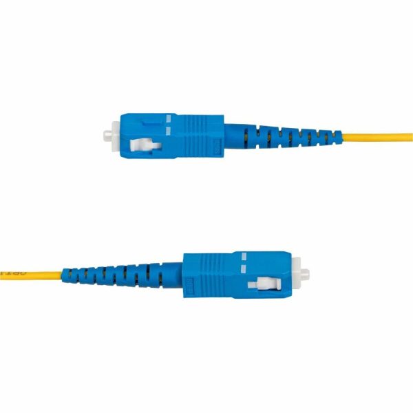 StarTech.com 5m (16.4ft) LC to SC (UPC) OS2 Single Mode Simplex Fiber Optic Cable, 9/125, 40G/100G, Low Insertion Loss, LSZH Jumper Cord - Image 6