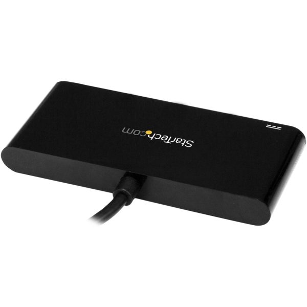 StarTech.com 4 Port USB C Hub with 4x USB Type-A (USB 3.0 SuperSpeed 5Gbps) - 60W Power Delivery Passthrough - Portable C to A Adapter Hub - Image 3