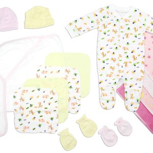 Newborn Baby Girls 17 Pc  Baby Shower Gift Set Ls_0102