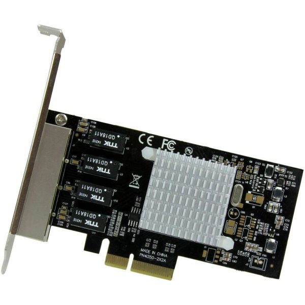 StarTech.com 4-Port Gigabit Ethernet Network Card - PCI Express, Intel I350 NIC - Quad Port PCIe Network Adapter Card w/ Intel Chip - Image 2