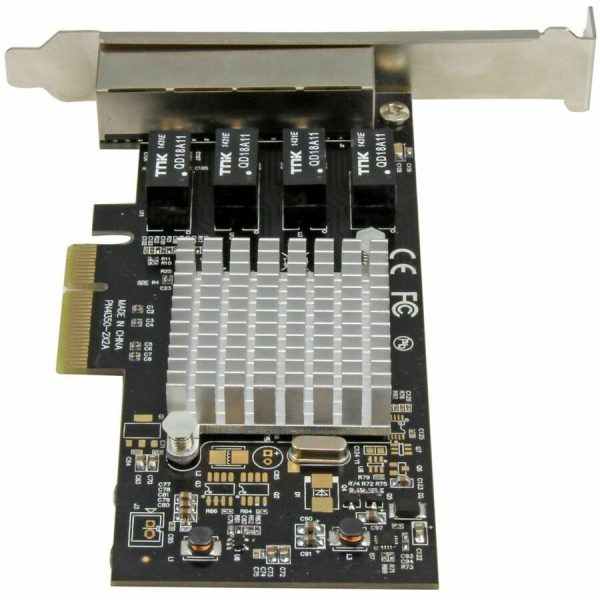 StarTech.com 4-Port Gigabit Ethernet Network Card - PCI Express, Intel I350 NIC - Quad Port PCIe Network Adapter Card w/ Intel Chip - Image 4