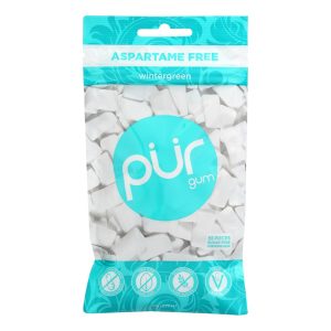 Pur Wintergreen Gum  - Case of 12 - 2.72 OZ