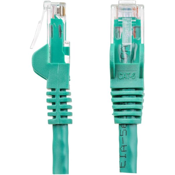 StarTech.com 8ft CAT6 Ethernet Cable - Green Snagless Gigabit - 100W PoE UTP 650MHz Category 6 Patch Cord UL Certified Wiring/TIA - Image 2