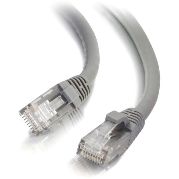 C2G-75ft Cat6 Snagless Unshielded (UTP) Network Patch Cable - Gray - Image 2