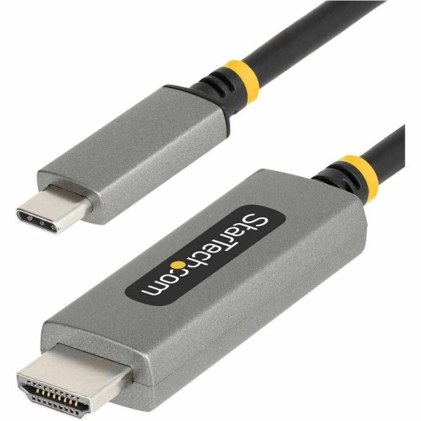 StarTech.com 6ft (2m) USB-C to HDMI Adapter Cable, 8K 60Hz, 4K 144Hz, HDR10, USB Type-C to HDMI 2.1 Converter, USB-C/USB4/TB3/4 Compatible - Image 6
