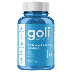 Goli Nutrition Inc - Gmy Ashwgnda Bry S318957 - EA of 1-60 CT