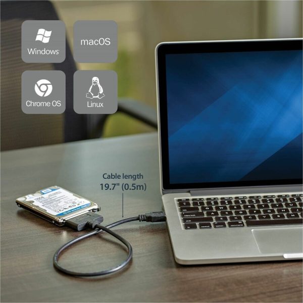 StarTech.com USB 3.1 (10Gbps) Adapter Cable for 2.5" SATA SSD/HDD Drives - Image 2