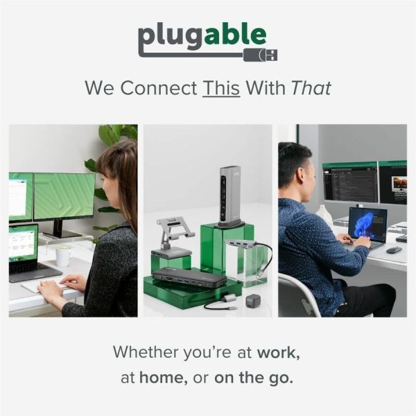 Plugable USB4 Hub, 5-in-1 Thunderbolt 4 Hub with 60W Charging, Single 8K or Dual 4K Display - Image 7