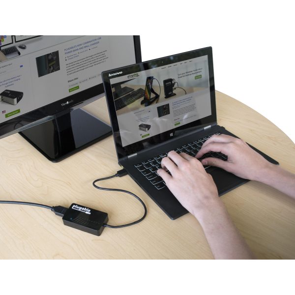 Plugable USB 3.0 to HDMI 4K DisplayLink Video Graphics Adapter for Multiple Monitors up to 3840x2160 - Image 2