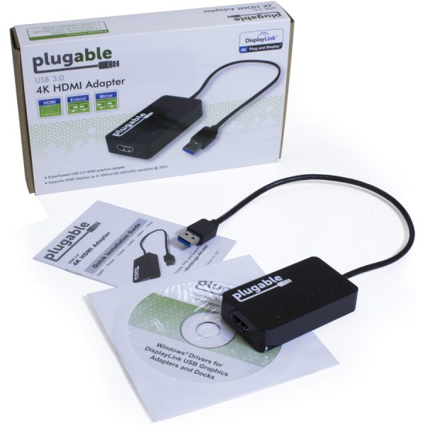 Plugable USB 3.0 to HDMI 4K DisplayLink Video Graphics Adapter for Multiple Monitors up to 3840x2160 - Image 5