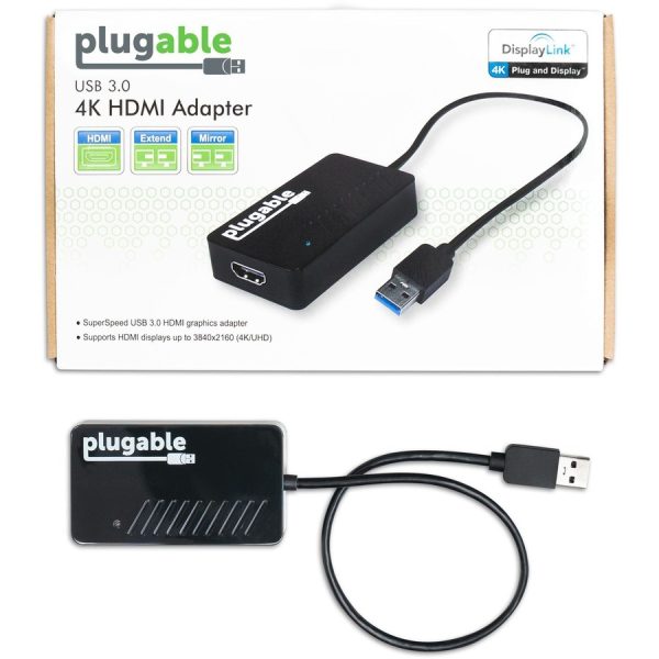 Plugable USB 3.0 to HDMI 4K DisplayLink Video Graphics Adapter for Multiple Monitors up to 3840x2160 - Image 7