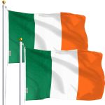 Ireland Irish Flag 3x5 Ft 2-Pack Printed Polyester By G128