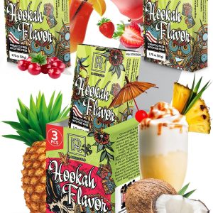 Mini Cocktail Hookah Flavors Set 3 x 50g non tobacco hookah flavor for your Hookah Bowl (Pina colada Sex on the beach Pink lemonade) Hookah Bundle Pack of 3 Try these Tobacco Free Shisha