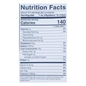 Simply 7 - Chips Quinoa Sea Salt - Case of 8-3.5 OZ