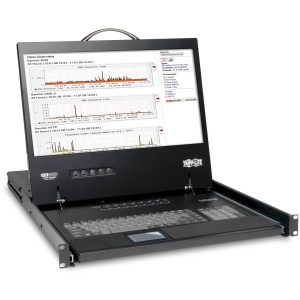 Eaton Tripp Lite Series NetController 8-Port 1U Rack-Mount Console KVM Switch with 19-in. LCD, TAA