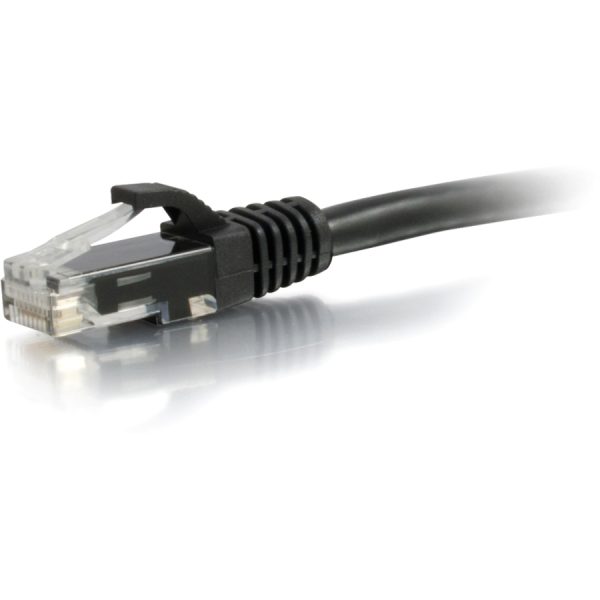 C2G 6in Cat6a Snagless Unshielded (UTP) Network Patch Ethernet Cable-Black - Image 3