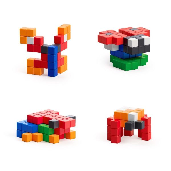 PIXIO Bright Animals - 90 Magnetic Blocks in 6 Colors + Free App - Image 4