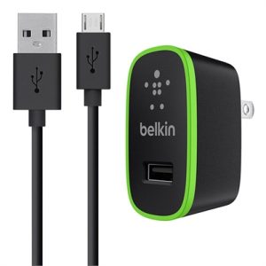 MICRO AC 2.4A W4 USBC BL BLK