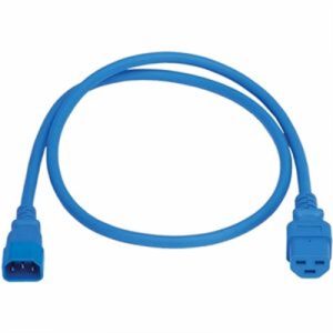 PWR CRD C14 TO C21 15A 4FT BLU