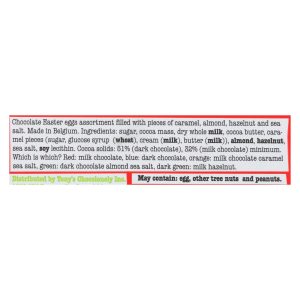 Tony's Chocolonely - Eggs Chocolate Great Big - Case of 24 - 5.7 OZ