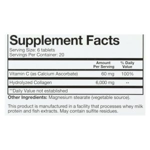 Youtheory Collagen - Type 1 and 3 - 120 Tablets