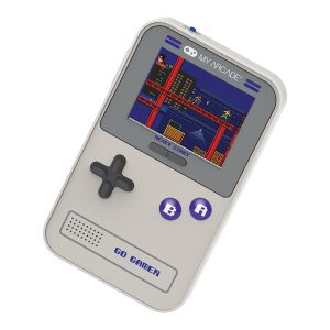 My Arcade DGUN-3910 Go Gamer Classic 300-in-1 Handheld Game System (Gray/Purple)