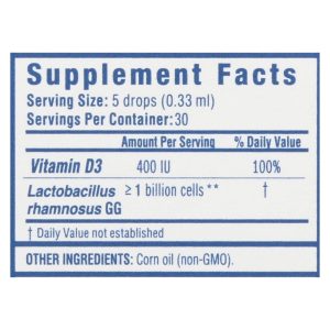 Mommy's Bliss Probiotic Drops + Vitamin D  - 1 Each - .34 FZ