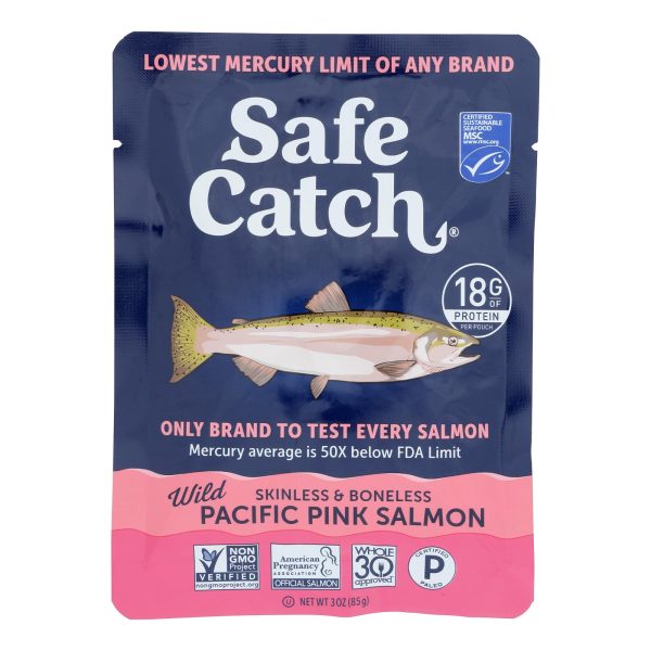 Safe Catch - Salmon Pink Wild Alaskan - Case of 12 - 3 OZ - Image 2